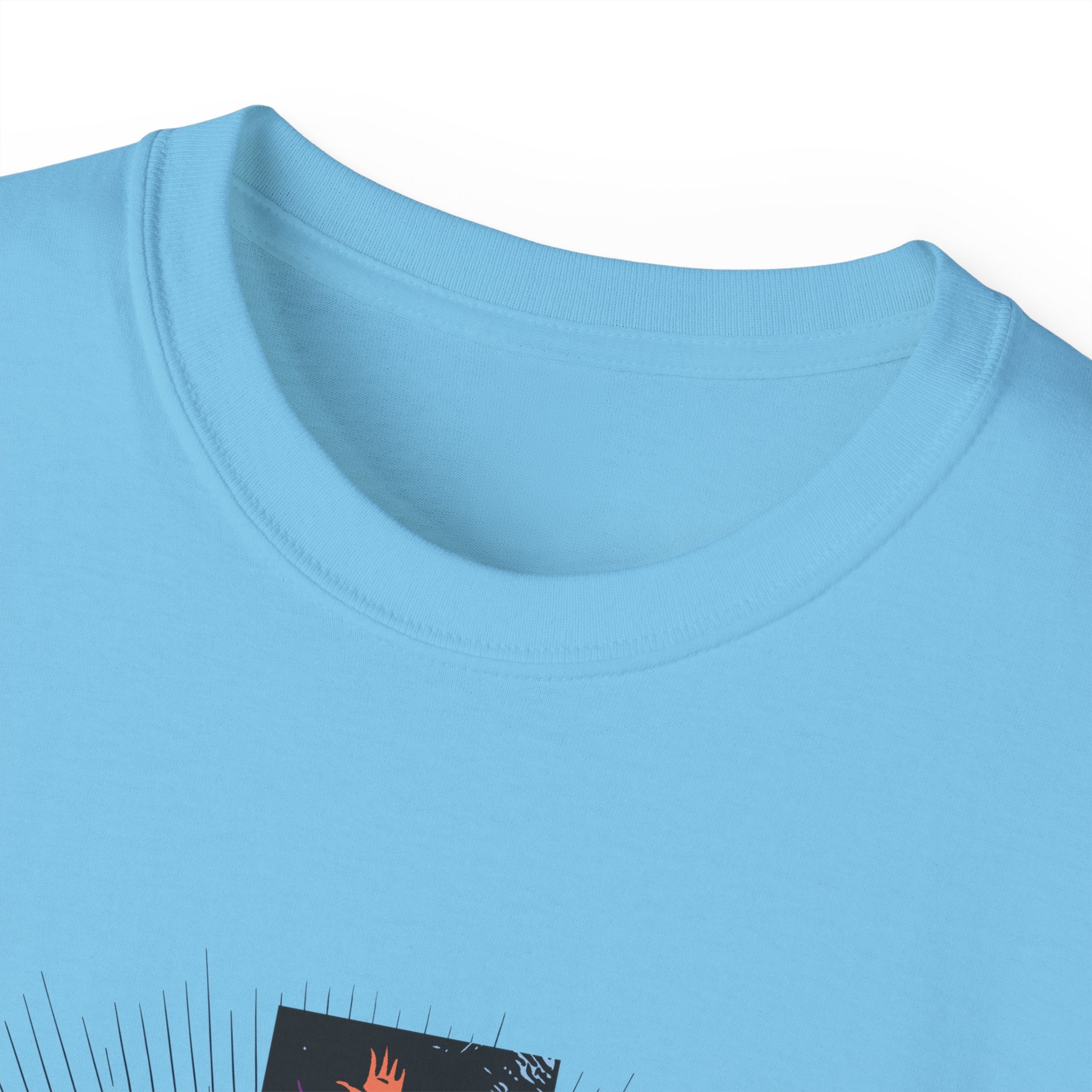 Space Warrior - Unisex Cotton Tee (Front) - Damned Threads